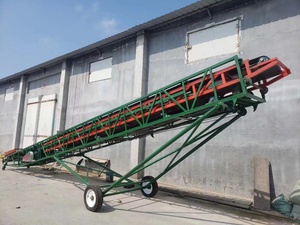 Cinta transportadora de carga y descarga para arroz, maíz, bolsas de trigo, transporte de arena, transportador telescópico multifuncional