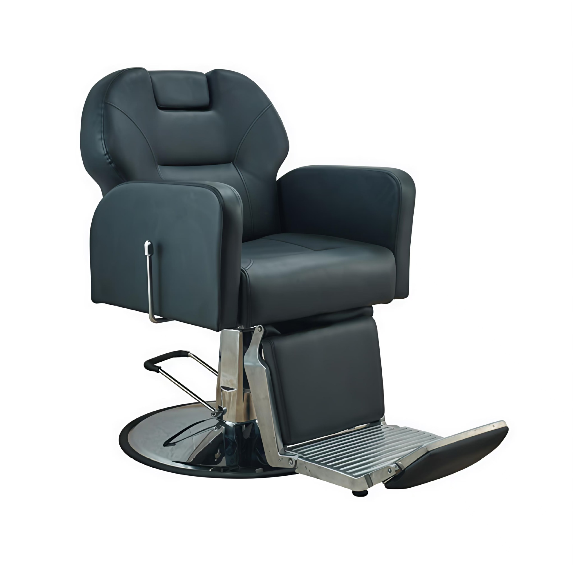 Beige solid wood hair care chair