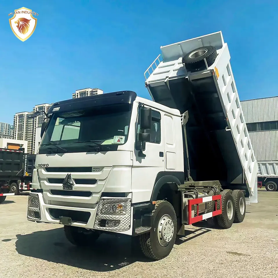 Camion à benne basculante utilisé par HOWO 10 la roue 40Ton 371HP