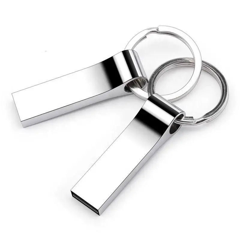 100% benutzer definierter Druck oder graviertes Logo Mini Metall USB Stick Schlüssel ring USB Flash Pen Laufwerk