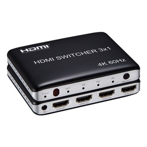 V2.0 3-in-1 IRリモコンスイッチ用プラスチックビデオスプリッタ & コンバータ4K x 2K @ 60Hz HDCP2.2 18Gbps HDR10 - Product Image 1