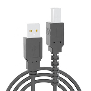 Özel 24AWG USB yazıcı kablosu Usb kablosu 1.5m Usb2.0 A erkek yazıcı veri iletimi için Usb B erkek baskı kablosu - Product Image 1