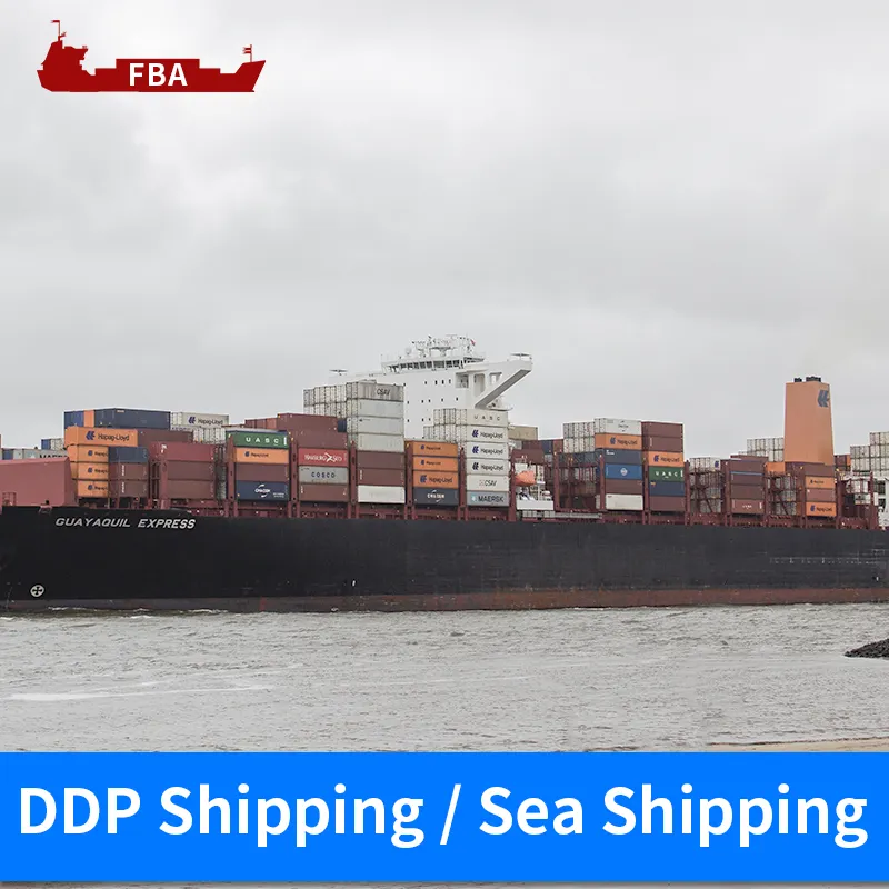 Compagnie internazionali ddp 40ft container trasporto marittimo costo di spedizione cina a oman kuwait ghana