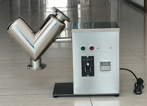 Gıda işleme karıştırıcı Motor tozu granüler malzeme karıştırma için laboratuvar kullanımı için yüksek hızlı paslanmaz çelik V tipi mikser - Product Image 4