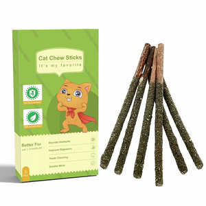 Catnip Cat Chew Stick Box Paquete Fresh Breath Cat Toys Natural Silvervine Sticks Catnip Cats Chew Toy - Product Image 6
