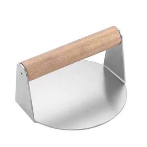Dayanıklı Minimalist tasarım 304 paslanmaz çelik et Patty Maker yeni EC No 1935/2004 LFGB dairesel kare Hamburger kutusu Sticks