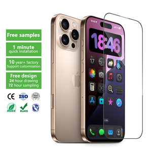 Nhà Máy 2.5D 9H Chống-Tĩnh HD Chống Cháy Nổ Không Thể Phá Vỡ Temper Glass Màn Hình Bảo Vệ Phim Cho Iphone 12 13 15 16 Pro Max - Product Image 1