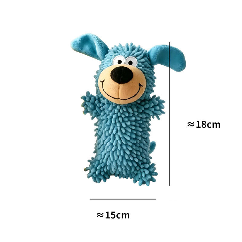 Mop dog-blue