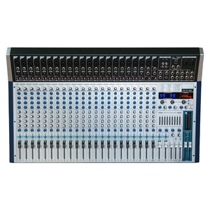 CMax24 Professional Audio Mixer 24-Channel 9-Band EQ Built-In 99 <strong>DSP</strong> LCD <strong>Display</strong> REC DJ Controller for Karaoke Metal Shell - Product Image 1
