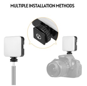 KM-72B Mini LED Video işığı RGB renk çok fonksiyonlu on-kamera dolgu işık telefonları kameralar için ABS stüdyo fotoğraf aydınlatma - Product Image 4