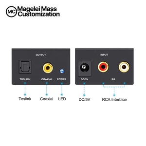 Convertidor de adaptador de Audio óptico analógico, R/L a Digital Toslink - Product Image 5