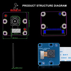 5MP OV5647 Raspberry Pi Cámara V2 módulo Fixedfocus 1080P 720P 2K Cmos Módulo de cámara para Raspberry Pi 4 3 2 Modelo B 4B 3B Plus