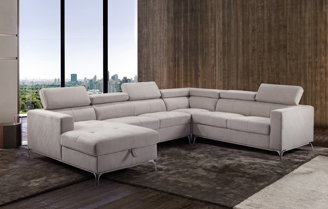Modern design living room sofa set sectional couch in the living room