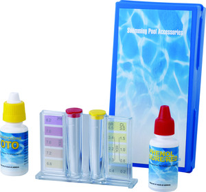 Cleanwell Basic PH & CL тестовый набор для плавательных бассейнов, бутылка для наполнения материала из ПВХ - Product Image 1