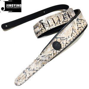 Jingying 2025 all'ingrosso 13 colori in pelle cinghie per chitarra accessori musicali per strumenti a corda acustici ed elettrici