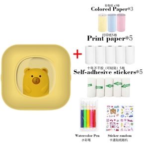 Xách Tay Mini Máy In X7 Nhiệt Nhãn Máy In Không Dây HD Hình Ảnh Trang Web 200Dpi Mực-Miễn Phí In Ấn Pocket Sticker Máy In - Product Image 6