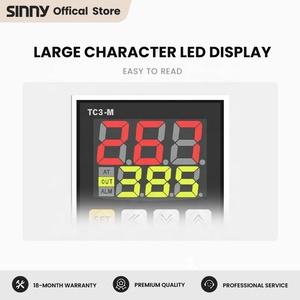 Sensor de termopar LED de 24V con salida SSR y entrada universal, Manómetro digital, registrador de datos, controlador de temperatura
