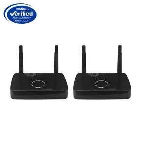 โปรเจคเตอร์หน้าจอไร้สาย HDMI สำหรับโทรศัพท์มือถือและคอมพิวเตอร์100เมตรครอบคลุมหน้าจอ1080P 60Hz 1to2
