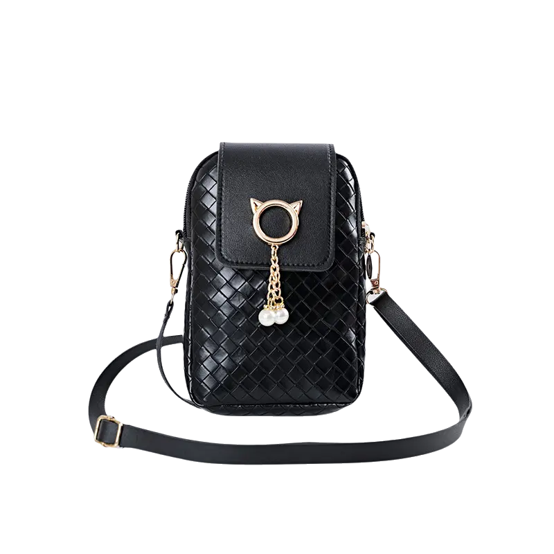 Multicolor Fashion Women Waterproof Crossbody Cell Phone Wallet Shoulder Bag Mobile Phone bags with Leather Strap