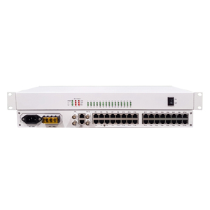 30CH Voice with 1 CH <strong>Network</strong> over 2*1+1 protection E1 Integrated Multiplexing Equipment Voice PCM Multiplexer Converter - Product Image 1