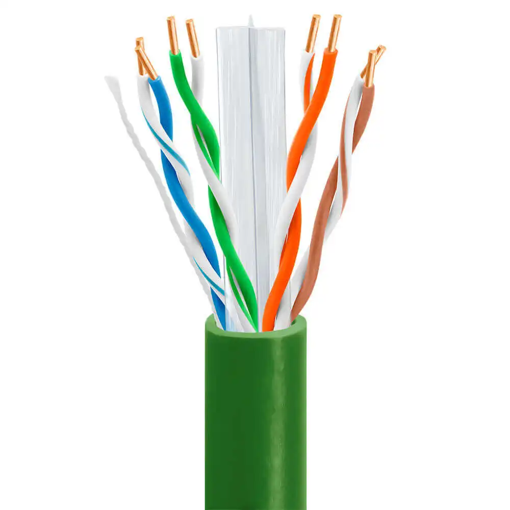 Farsince Lan cable UTP Cat6 4 pair network cable 305m 1000ft roll box riser plenum rated with great price