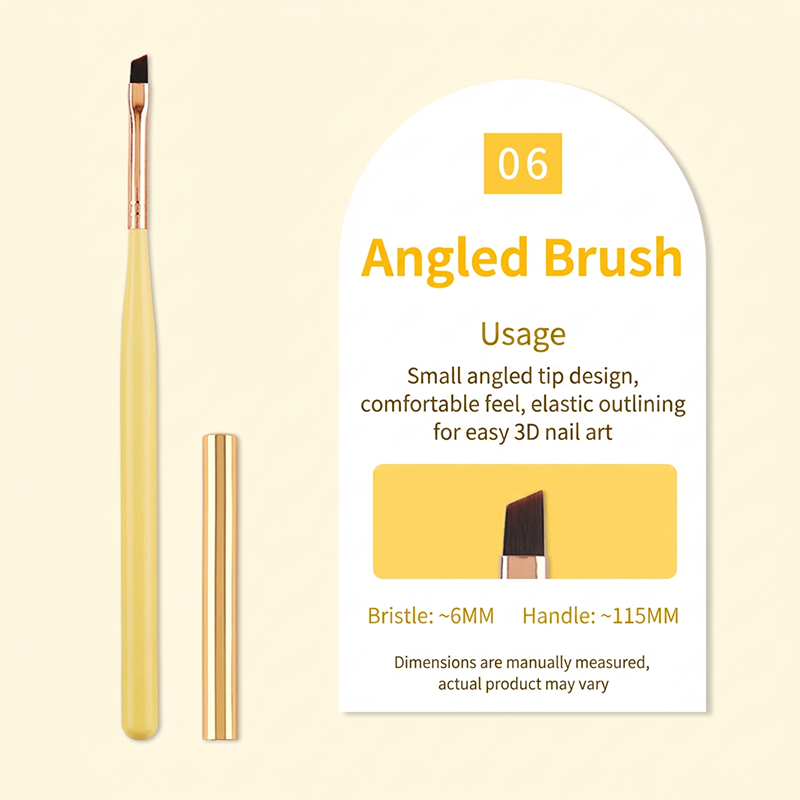 Brosse à ongles biseautée