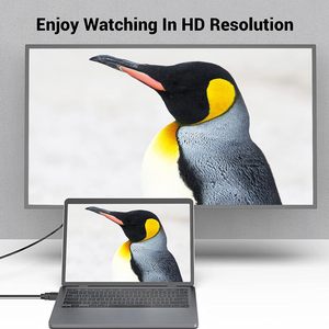 HDMI到VGA电缆，1080P HDMI公到VGA公M/M视频转换器软线VGA适配器支持转换信号 - Product Image 5