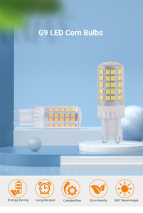 AC120V <strong>G9</strong> <strong>Led</strong> Bulbs 5W Replace 40W-60W Halogen Bulb No Flicker <strong>G9</strong> T4 <strong>Led</strong> Corn Bulbs for Pendant Ceiling Chandelier Wall Lighting - Product Image 5