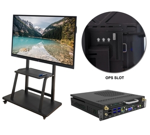 Mini PC negro DDR4 todo en uno, Intel I3 I5 I7, ordenador 4K OPS Mini PC con Wifi para pizarra blanca inteligente - Product Image 6