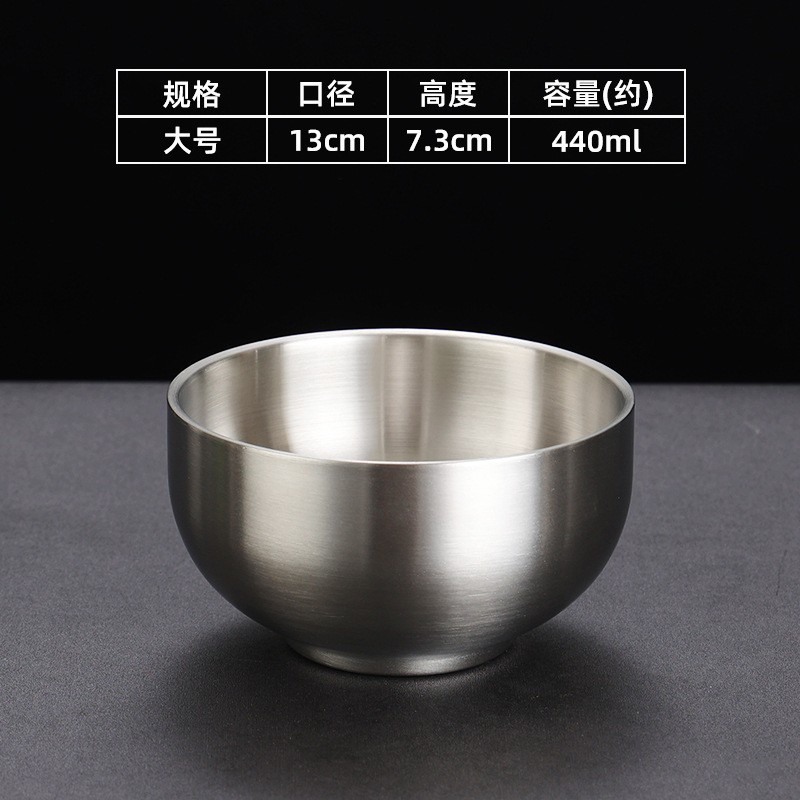 13cm stemmed bowl (silver)