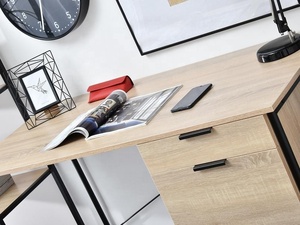 Yüksek kaliteli basit mobilya basit ile pratik çekmece ev ahşap bilgisayar masası - Product Image 5