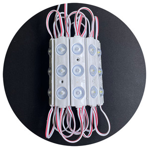 86X18ขนาดใหญ่3ชิป160เลนส์มุมถั่วสีขาว6000K 12000K DC12V 1.8W โมดูล Led สำหรับไฟตัวอักษรช่อง - Product Image 6