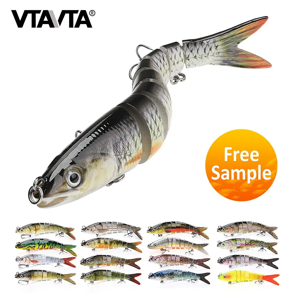 Personalizado Wobbler Realista Top Water Trolling Lure Fish Cebo artificial Para nadar Trucha Bass Señuelos de pesca