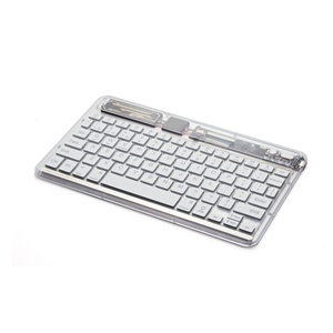 Teclado universal acrílico RGB retroiluminado Bluetooth teclado inalámbrico para Windows ISO Android - Product Image 6