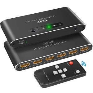 <strong>HDMI</strong> <strong>2</strong>.0 <strong>Switch</strong> 5 in <strong>1</strong> Out with Remote <strong>hdmi</strong> Video <strong>Switch</strong> <strong>HDMI</strong> Switcher Supports 4K 3D UHD HDR Compatible with Fire Stick - Product Image 1