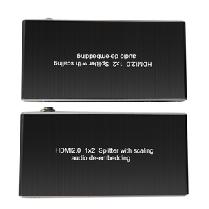 HDMI 2.0 4K @ 60HZ分路器1进2出8位4:4:4 HDR SPDIF光学音频缩放器输出 - Product Image 2