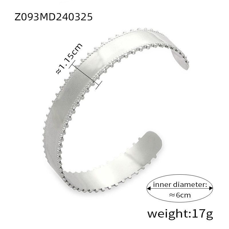 CB110--pulsera color acero