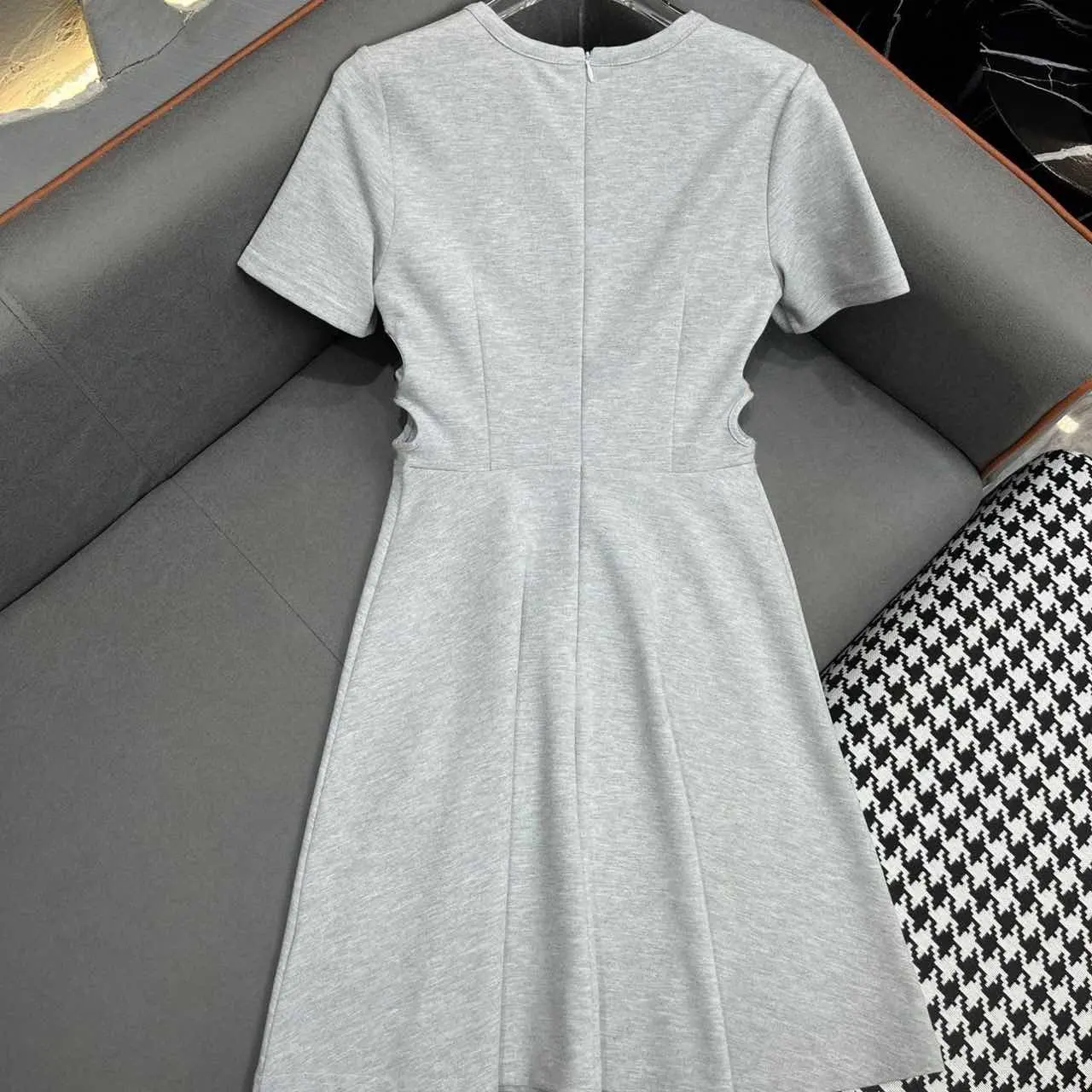 Candice vestidos de grife estampados de renda de luxo para mulheres moda casual 2014
