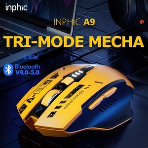 INPHIC A9 Wireless Bluetooth Silent <strong>Mouse</strong> <strong>of</strong> Five-level <strong>DPI</strong> Adjustable Dual-mode <strong>Mouse</strong> Suitable for a Variety <strong>of</strong> Computers - Product Image 2