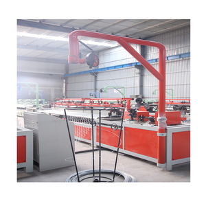 Diamond Shape Fence Weaving <strong>Machine</strong> Cyclone Mesh <strong>Wire</strong> Mesh Making <strong>Machine</strong> - Product Image 1