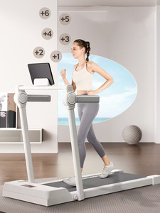 3.0 HP Foldable Portable Folding Small Treadmills with 300 LBS Capacity, Walking <strong>Running</strong> Exercise Electric Compact Treadmill