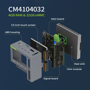 Raspberry Pi CM4 Host di controllo di livello industriale Gateway PLC/PAC Controller Edge industriale All-in-one Router LORAWAN 5G