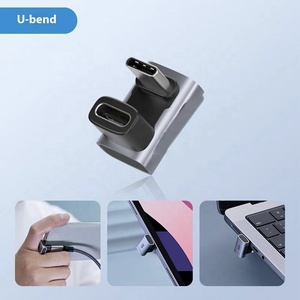 Type-<strong>C</strong> Phone Full <strong>Function</strong> Data Cable Right Angle USB 4.0 L-Shaped U-Shaped OTP Male Female Extension DC Output Earphone - Product Image 6