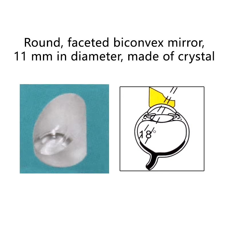 Miroir double concave circulaire prismatique MR-JP7