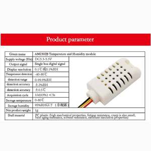AM2302B(DHT22)/Einzel bus digital Temperatur-und Feuchtigkeit sensor moduls onde AM2302 Adapter platine - Product Image 4