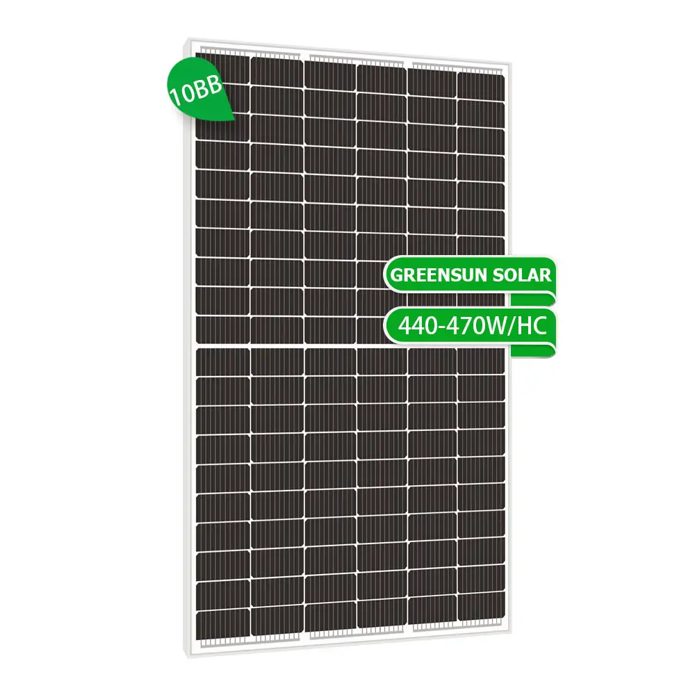 Mono-Solarmodule 10BB Halb zelle 182 Solarzellen 440W 450W 460W 470W 120 Zellen halb geschnittenes Solarmodul