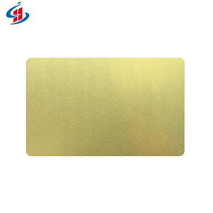 Factory Priced Black &amp; Gold Metal Business Cards NFC &amp; RFID Compatible Mini Tag with Embedded QR <strong>Code</strong> for Access Control - Product Image 2