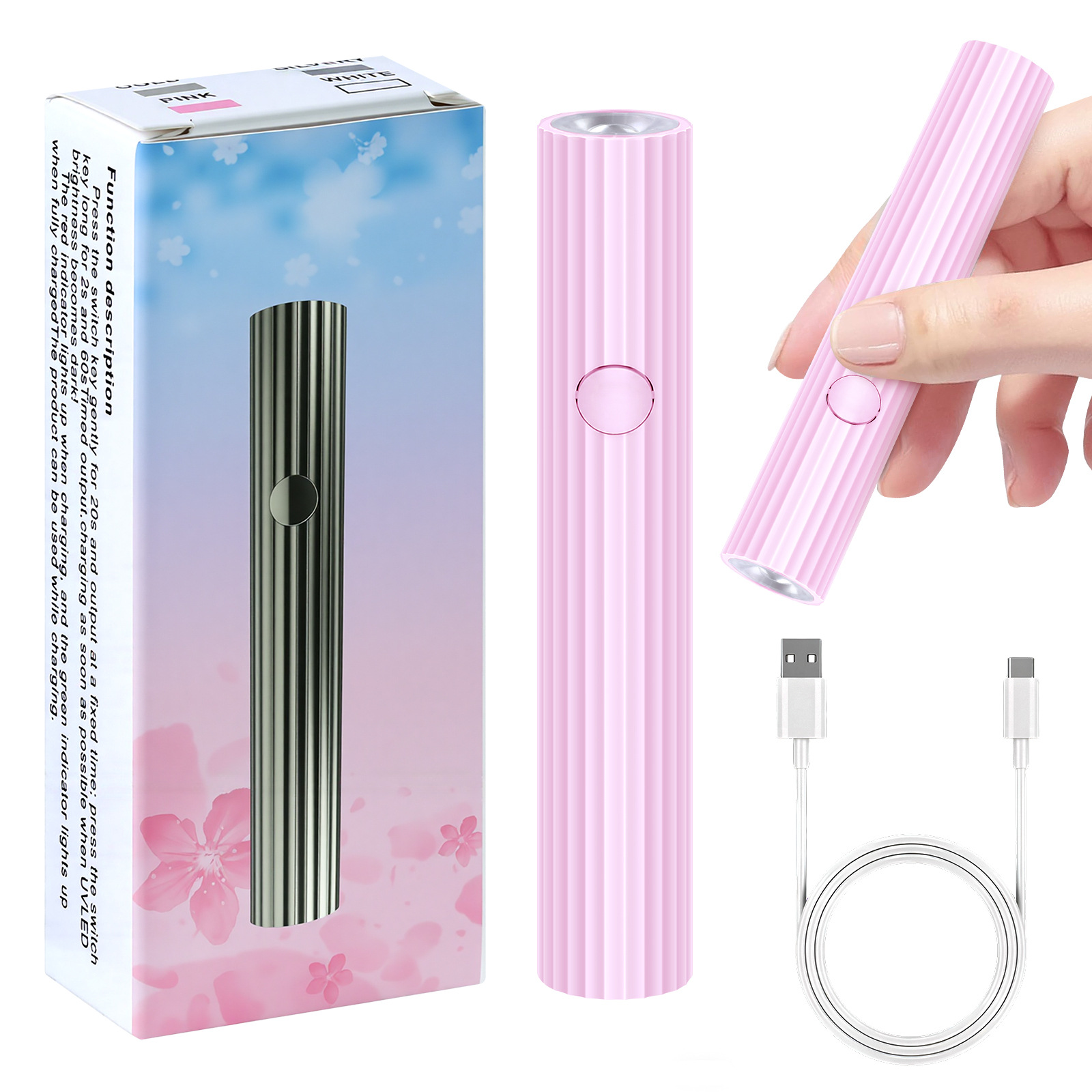 Lumière simple ligne yz05 rose