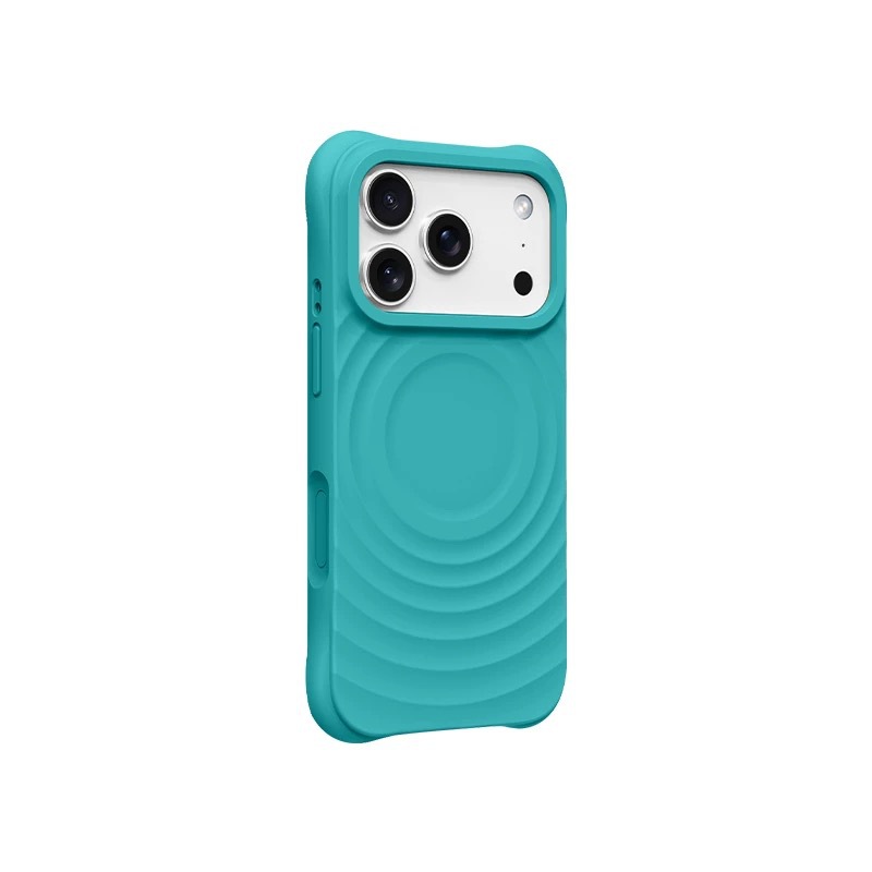 Silicone liquido ondulato ad assorbimento magnetico blu menta
