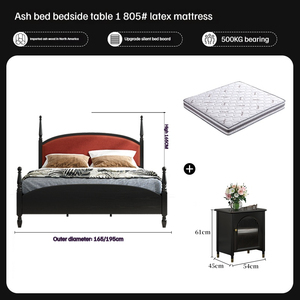 Doğrudan üreticilerin yüksek kaliteli katı ahşap kontrplak ile ucuz fiyata sıcak satış özelleştirilmiş ahşap yataklar - Product Image 3